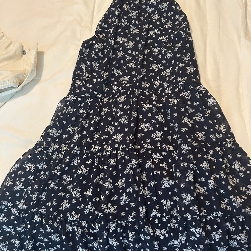 Francesca's Navy floral dress